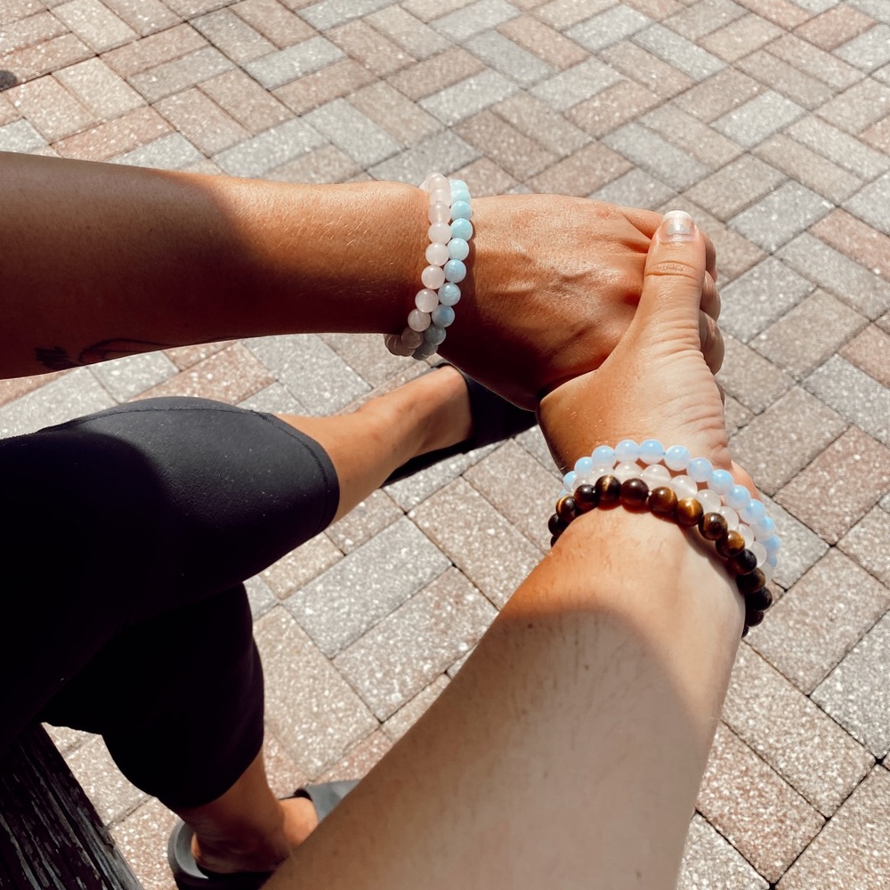 Crystal beaded bracelets